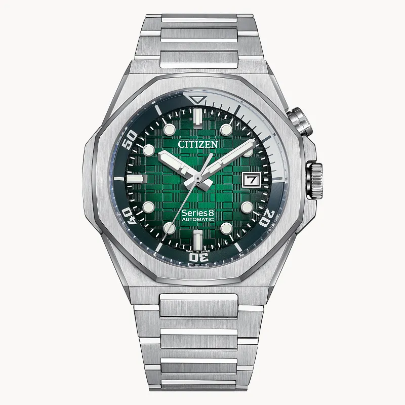 Series8 890 Green Dial Stainless Steel Bracelet NB6060-58X | CITIZEN Series8 890 Green Dial Stainless Steel Bracelet NB6060-58X | CITIZEN